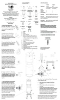 Instructions for Stainless Steel Over the Counter Water Filtration systems