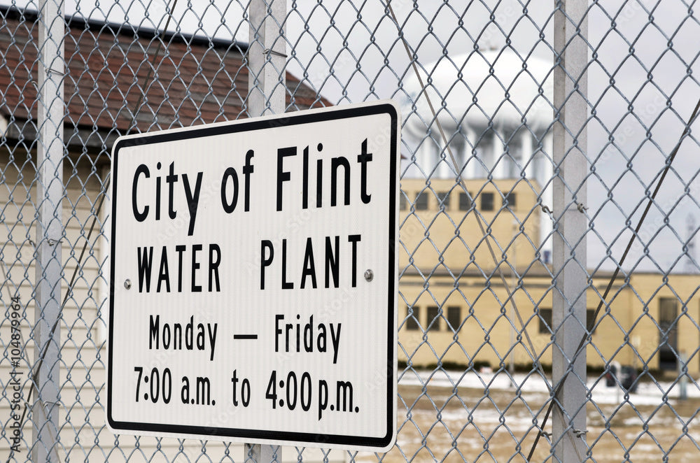 Flint Michigan Water Plant Sign