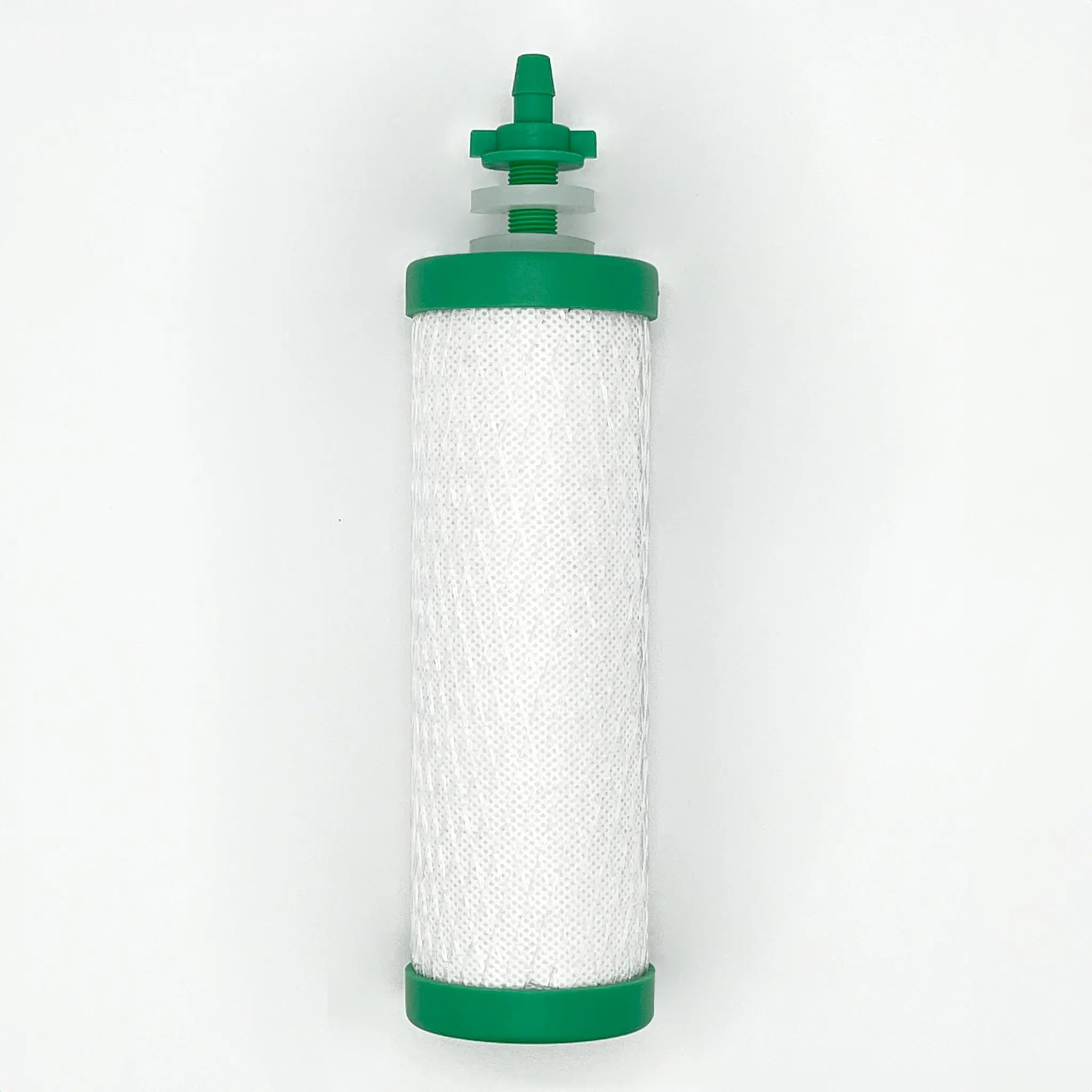 Electropositive Nanofiber Gravity Fed Water Filter