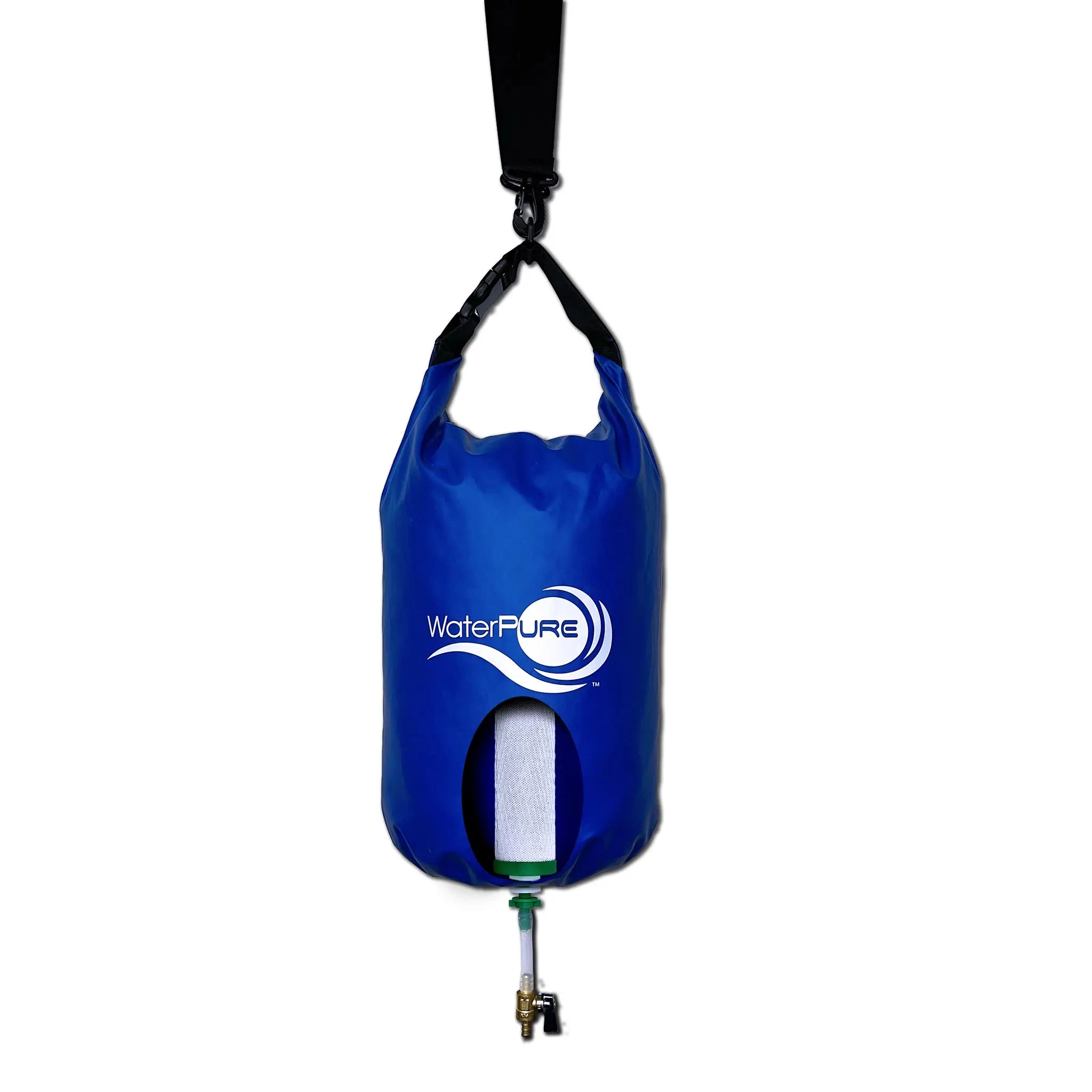 Cross Section of Gravity Bag with Electropositive Fast Flow Nanofilter Gravity Water Filter