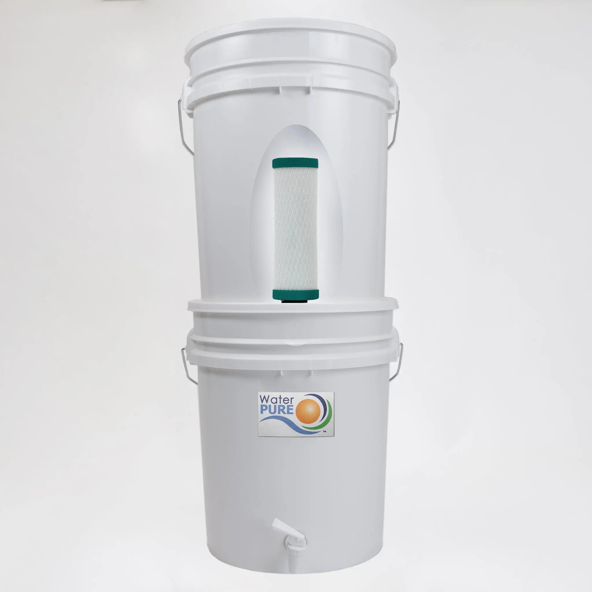 Gravity Flow - Bucket Filter System Assembly Mobile and Emergency Water Filtration System - Water Pure Technologies, Inc.
