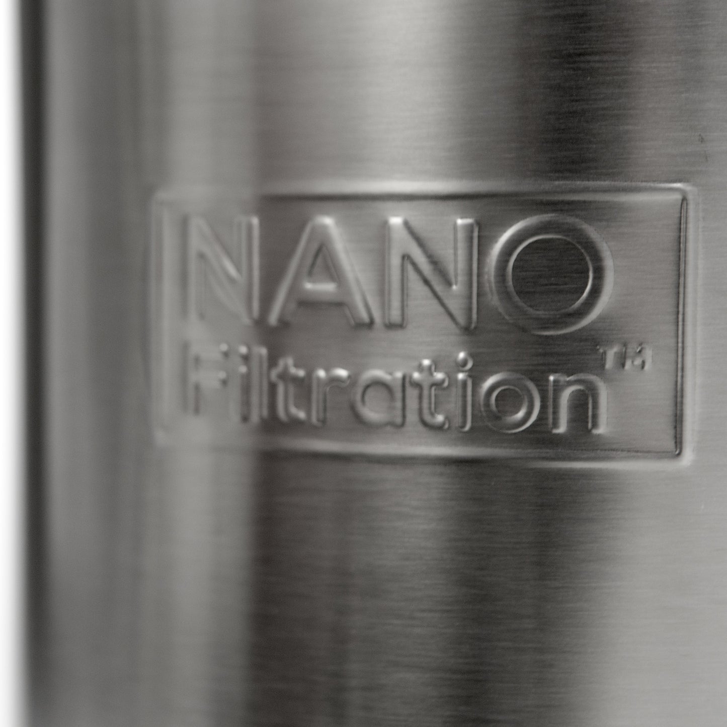 Stainless Steel Gravity Countertop Water Filtration System - 2 Sizes 2.4 and 3.3 Gallon using Nano Technology