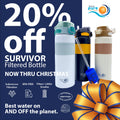 Survivor Nanofiber Fast Flow Filtered Water Bottle Water Pure Technologies, Inc.