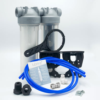 2 Stage Under Counter Water Filtration System with MicroBan