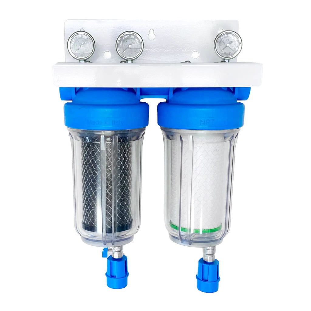 Whole House Water Filtration Compact 2 Stage Water Filtration System-Condo or Townhouse - Water Pure Technologies, Inc.