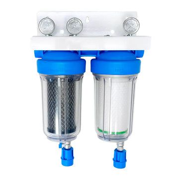 Whole House Water Filtration Compact 2 Stage Water Filtration System-Condo or Townhouse