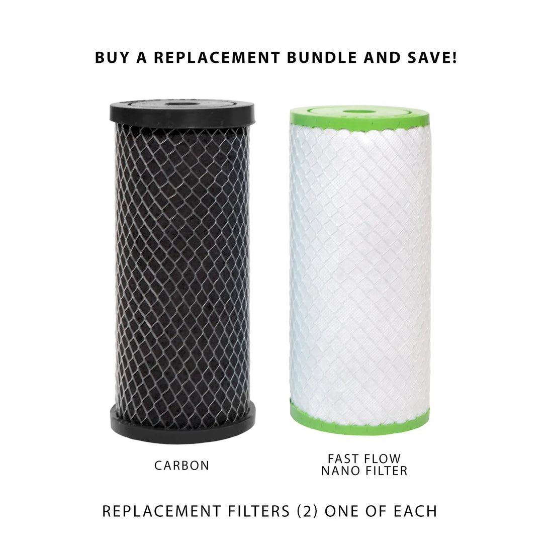 Whole House Compact 2 Stage Water Filtration System-Condo or Townhouse