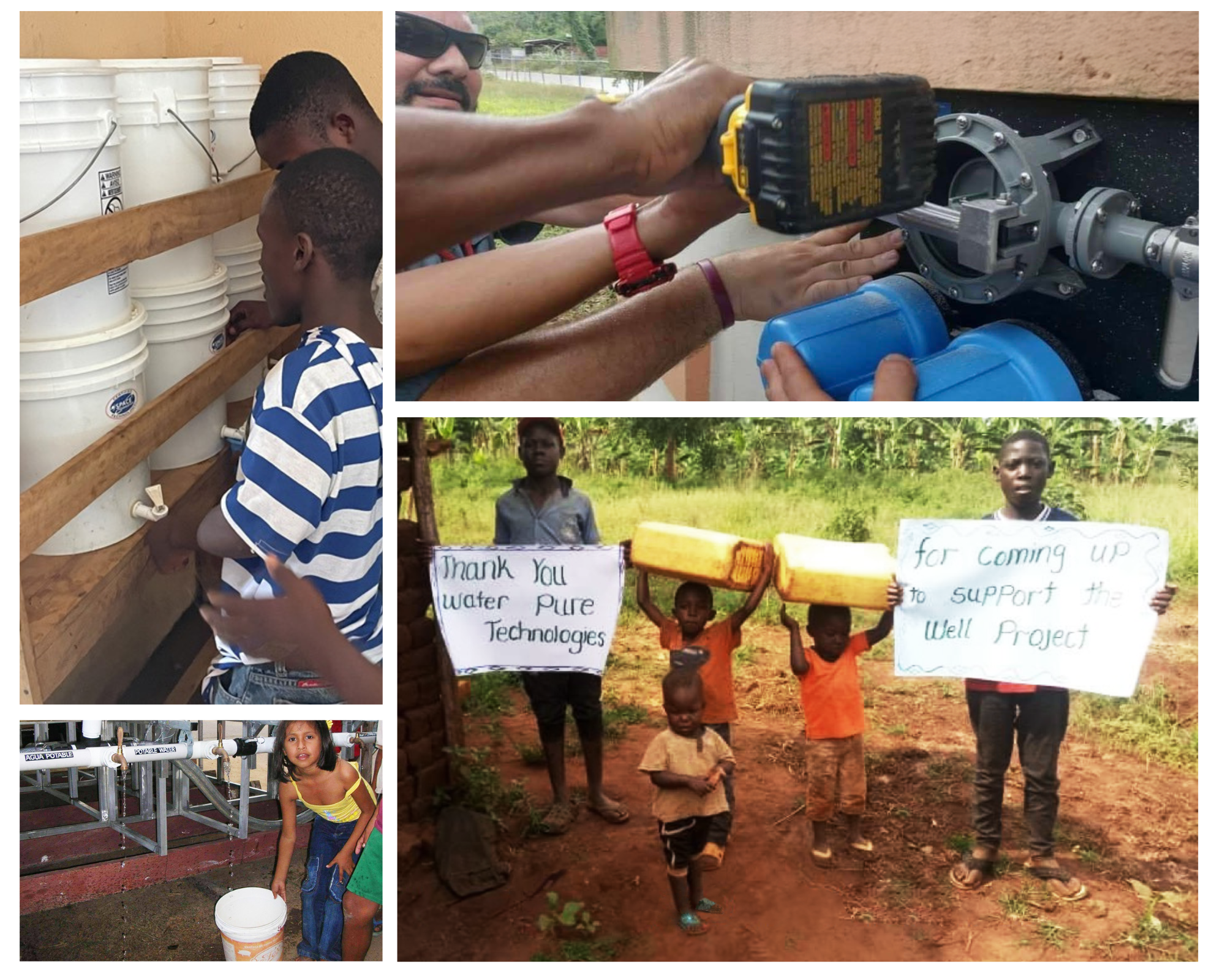 Humanitarian outreach for clean water.